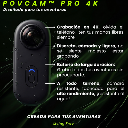 POVCAM™ Pro 4K | Living Free